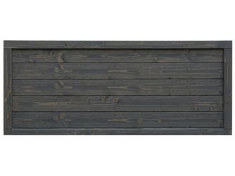 Sichtschutzzaun Douglasie graphitgrau lasiert "Amrum"