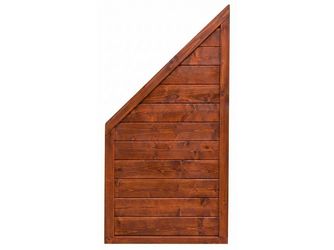 Sichtschutzzaun Douglasie mahagoni lasiert "Amrum"
