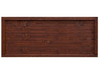 Sichtschutzzaun Douglasie mahagoni lasiert "Amrum"