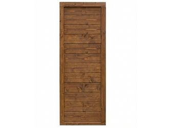 Sichtschutzzaun Douglasie walnuss lasiert "Amrum"