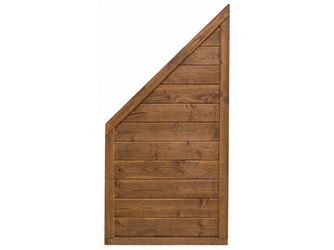 Sichtschutzzaun Douglasie walnuss lasiert "Amrum"