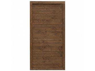 Sichtschutzzaun Douglasie walnuss lasiert "Amrum"