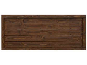 Sichtschutzzaun Douglasie walnuss lasiert "Amrum"