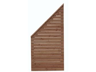 Sichtschutzzaun Douglasie cappuccino lasiert "Baltrum"