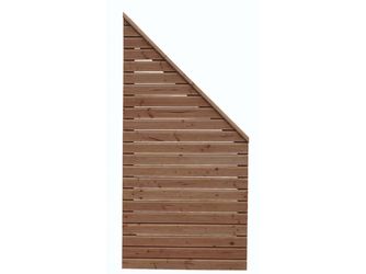 Sichtschutzzaun Douglasie cappuccino lasiert "Baltrum"