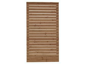 Sichtschutzzaun Douglasie cappuccino lasiert "Baltrum"