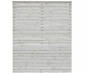 Sichtschutzzaun Douglasie cremeweiß lasiert "Baltrum"