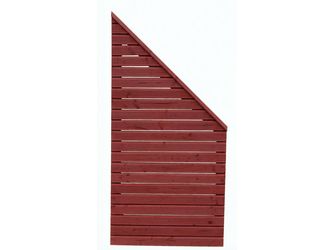 Sichtschutzzaun Douglasie schwedenrot lasiert "Baltrum"