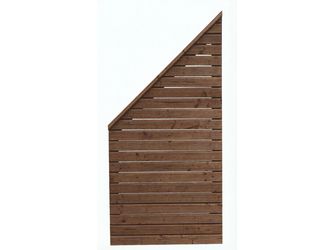 Sichtschutzzaun Douglasie walnuss lasiert "Baltrum"