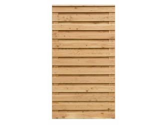 Sichtschutzzaun Douglasie cappuccino lasiert "Borkum"