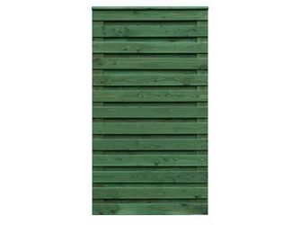 Sichtschutzzaun Douglasie tannengrün lasiert "Borkum"