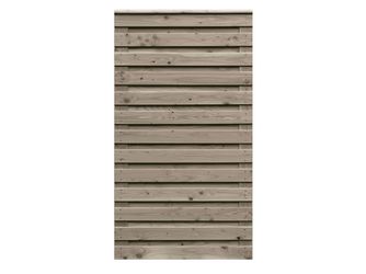 Sichtschutzzaun Fichte KDI KD grau "Borkum"