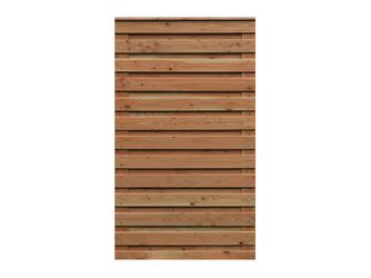 Sichtschutzzaun Fichte KDI KD braun "Borkum"