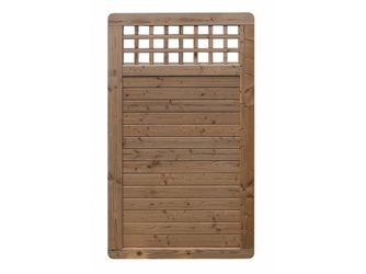 Sichtschutzzaun Douglasie cappuccino lasiert "Ebstorf"