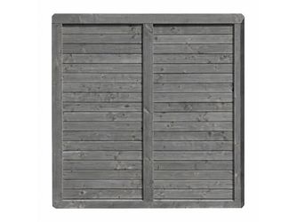 Sichtschutzzaun Douglasie felsgrau lasiert "Ebstorf"