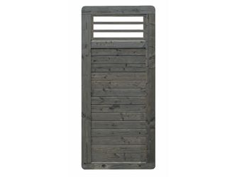 Sichtschutzzaun Douglasie graphitgrau lasiert "Ebstorf"