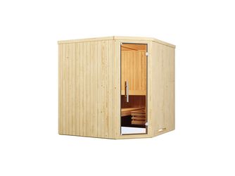 Element-Ecksauna VARBERG 3 GT, Kompakt 9, 0