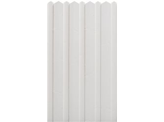 Sichtschutzzaun Fichte cremeweiß lasiert "Scheerer"