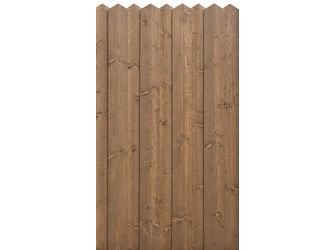 Sichtschutzzaun Fichte cappuccino lasiert "Scheerer"