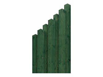 Sichtschutzzaun Fichte tannengrün lasiert "Scheerer"