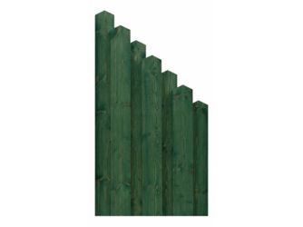 Sichtschutzzaun Fichte tannengrün lasiert "Scheerer"