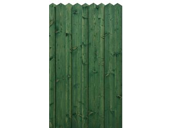 Sichtschutzzaun Fichte tannengrün lasiert "Scheerer"