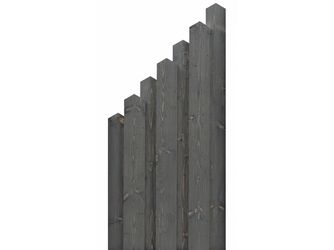 Sichtschutzzaun Fichte graphitgrau lasiert "Scheerer"