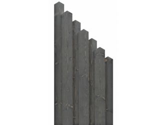 Sichtschutzzaun Fichte graphitgrau lasiert "Scheerer"