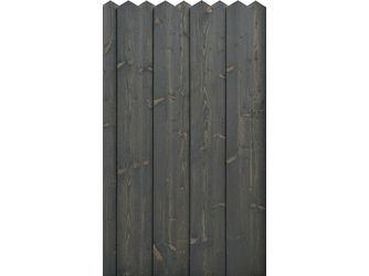 Sichtschutzzaun Fichte graphitgrau lasiert "Scheerer"