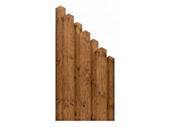 Sichtschutzzaun Fichte KDI KD braun "Scheerer"