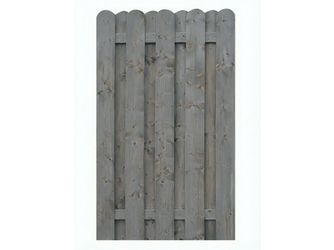 Sichtschutzzaun Fichte KDI KD grau "Goehrde"