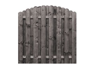 Sichtschutzzaun Fichte KDI KD grau "Goehrde"