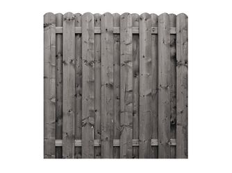 Sichtschutzzaun Fichte KDI KD grau "Goehrde"