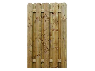 Sichtschutzzaun Fichte KDI KD braun "Goehrde"