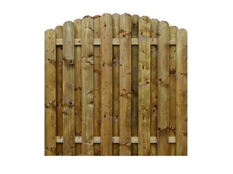 Sichtschutzzaun Fichte KDI KD braun "Goehrde"