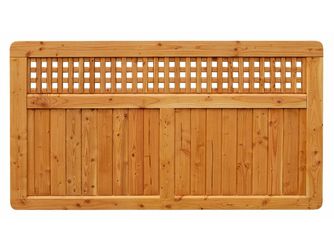 Sichtschutzzaun Douglasie kiefer lasiert "Herrenhausen"