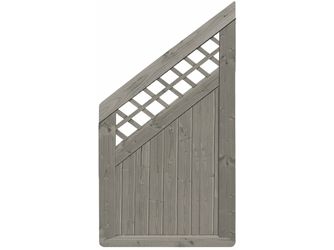 Sichtschutzzaun Douglasie felsgrau lasiert "Ilmenau"