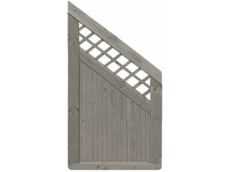 Sichtschutzzaun Douglasie felsgrau lasiert "Ilmenau"