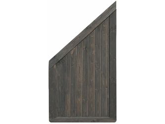 Sichtschutzzaun Douglasie graphitgrau lasiert "Ilmenau"