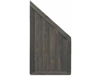 Sichtschutzzaun Douglasie graphitgrau lasiert "Ilmenau"