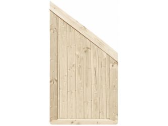 Sichtschutzzaun Douglasie cremeweiß lasiert "Ilmenau"