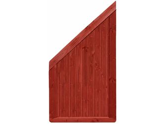 Sichtschutzzaun Douglasie schwedenrot lasiert "Ilmenau"