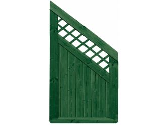 Sichtschutzzaun Douglasie tannengrün lasiert "Ilmenau"