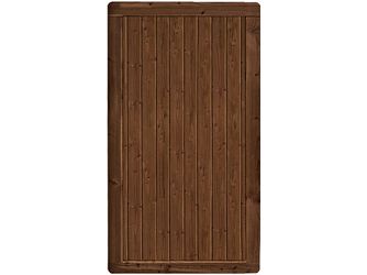 Sichtschutzzaun Douglasie walnuss lasiert "Ilmenau"