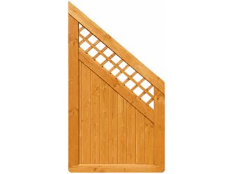 Sichtschutzzaun Douglasie kiefer lasiert "Ilmenau"