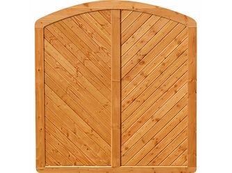 Sichtschutzzaun Douglasie kiefer lasiert "Marwede"