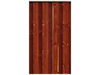 Sichtschutzzaun Douglasie Lasur mahagoni lasiert "Nienwohlde"