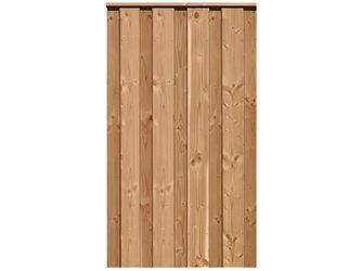 Sichtschutzzaun Douglasie cappuccino lasiert "Nienwohlde"