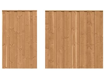 Sichtschutzzaun Douglasie kiefer lasiert "Nienwohlde"