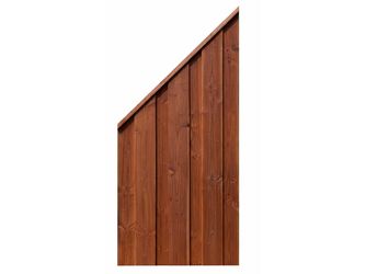 Sichtschutzzaun Douglasie mahagoni lasiert "Nienwohlde"